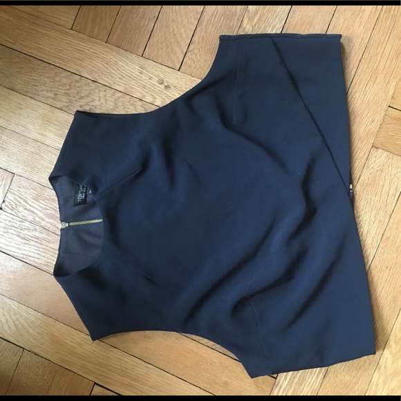 TOPSHOP crop top-Sz 12 - Picture 1 of 3